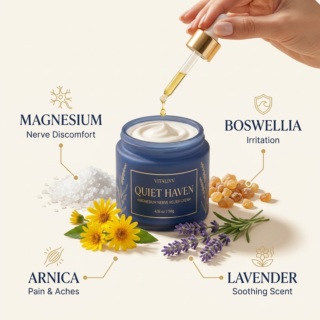 Quiet Haven Magnesium Nerve Relief Cream